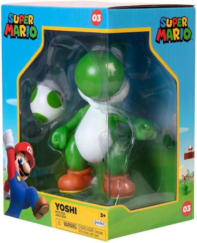 Figura Yoshi C/ Ovo - Super Mario Sunny 4260 - Bonecos - Magazine